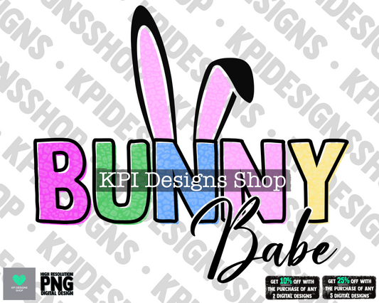 Bunny Babe - Mar2022 - PNG - Digital Design