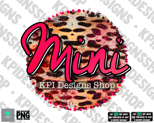 Mini (Cheetah print) - Mar2022 - PNG - Digital Design