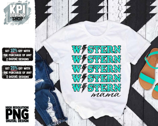 Western Mama - Country Music Concert - PNG - Digital Design