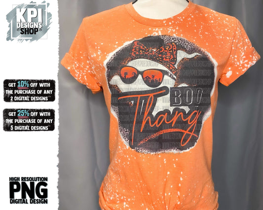 Boo Thang - Halloween Vibes - Spooky Mama - PNG - Digital Design