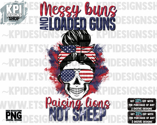 Raising Lions Not Sheep - PNG - Digital Design