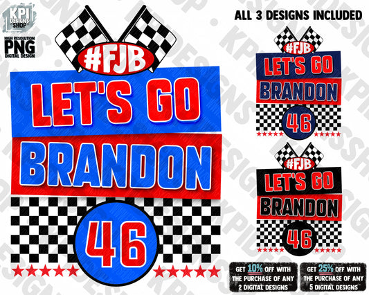 Let’s Go Brandon Bundle (5 pack) - F Joe Biden - PNG - Digital Design