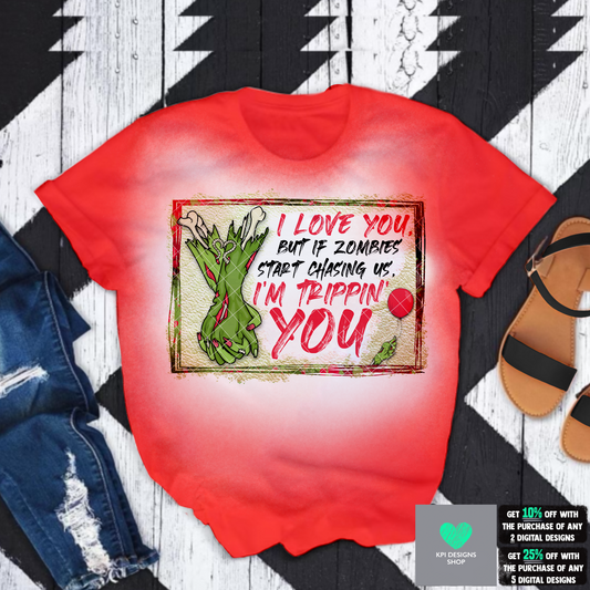 If Zombies Chase Us, I’m Tripping You (6-pack) - July2022 - PNG - Digital Design