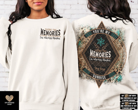 You’re the Memories w/ Matching Pocket (2-pack) - Mar2023 - PNG - Digital Design
