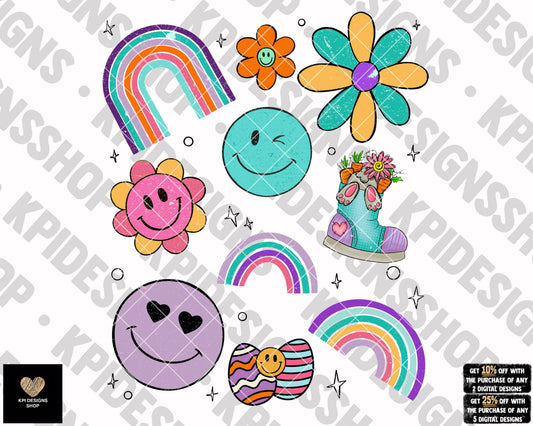 Retro Easter - Mar2023 - PNG - Digital Design