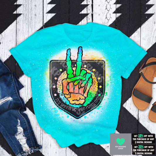 It's Gonna Be A No From Me (2-pack) - Apr2022 - PNG - Digital Design