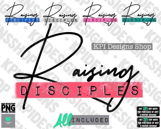 Raising Disciples (5-pack) - Mar2022 - PNG - Digital Design