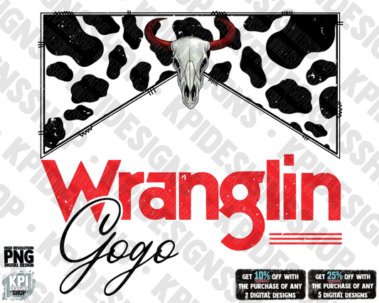 Wranglin GoGo - PNG - Digital Design
